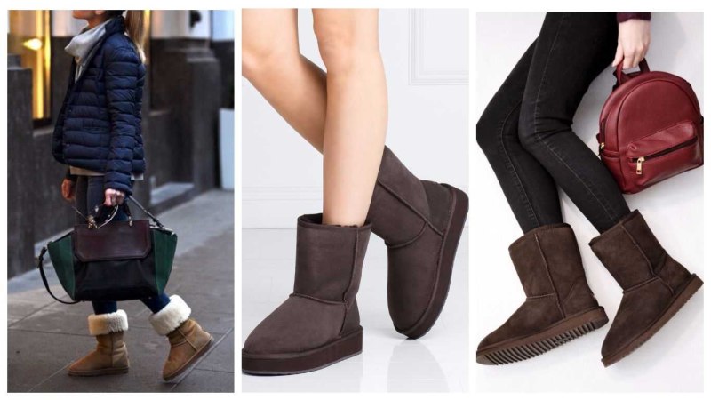 Кожаные сапоги Челси UGG