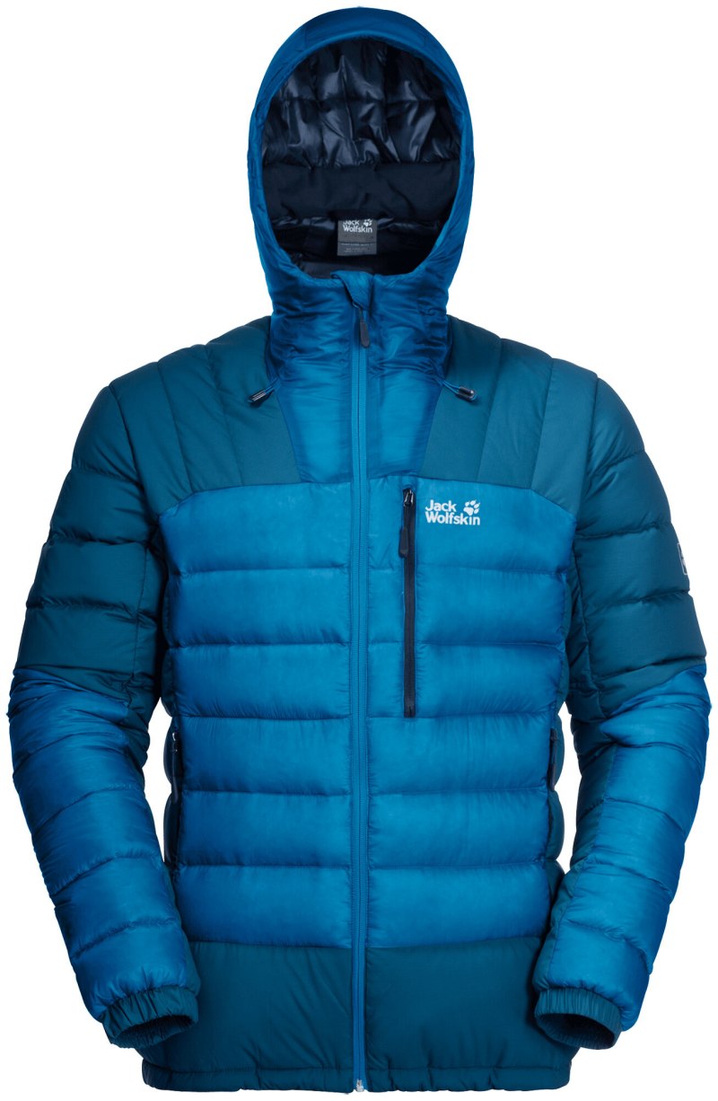 Пуховик Jack Wolfskin синий