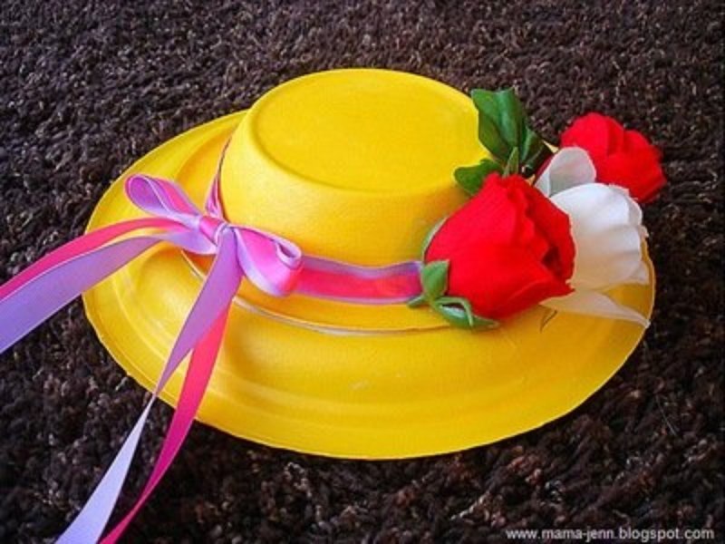 Поделка шляпа в детский сад