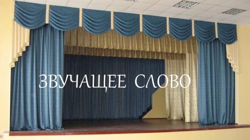 Одежда сцены для актового зала