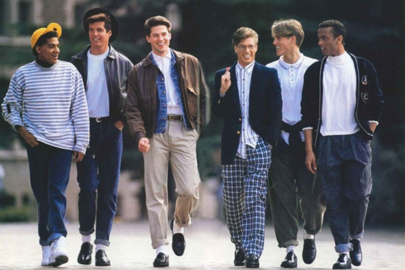 Мода мужская 80-90е