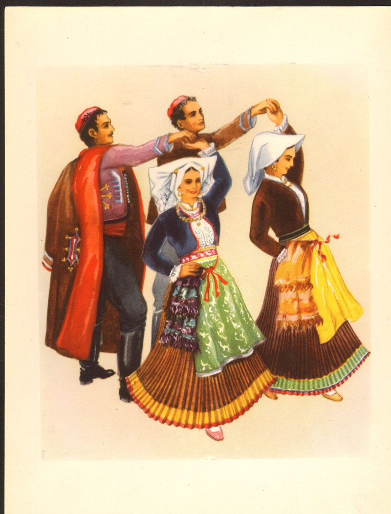 Хорватский народный костюм женский