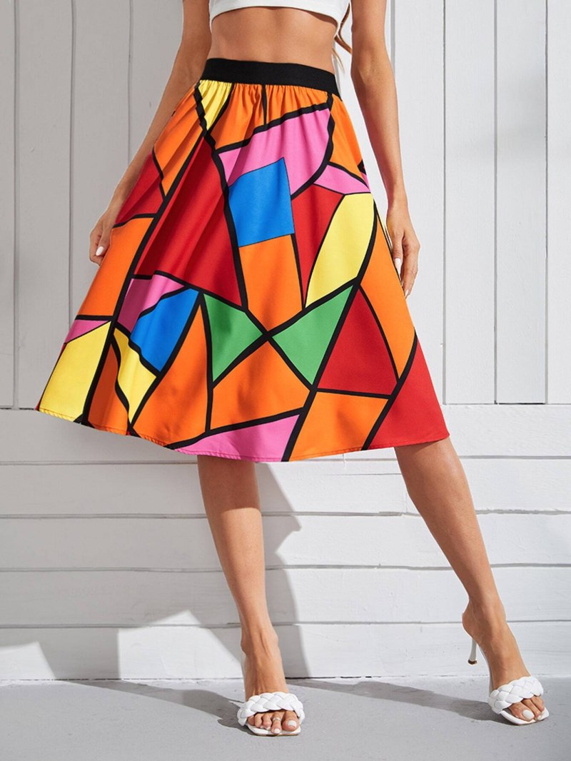 Юбка SHEIN вискоза