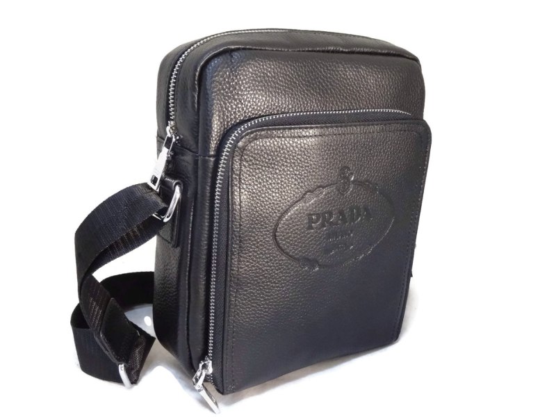 Prada2vh014 сумка мужская кожаная