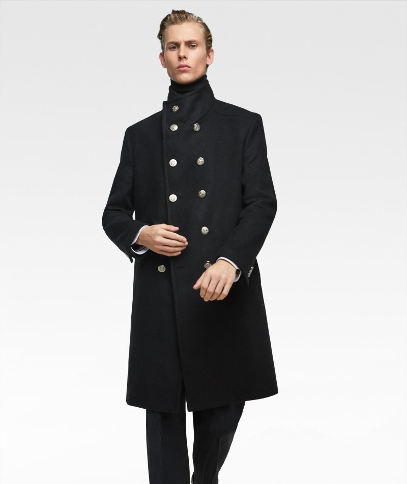 Пальто шинель Zara