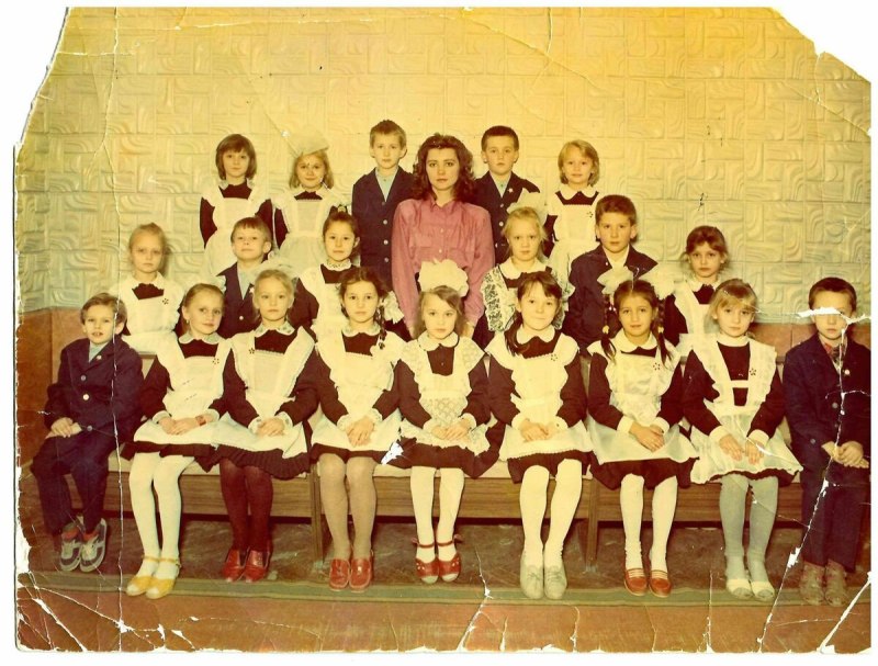 Школьная форма в 80-е годы