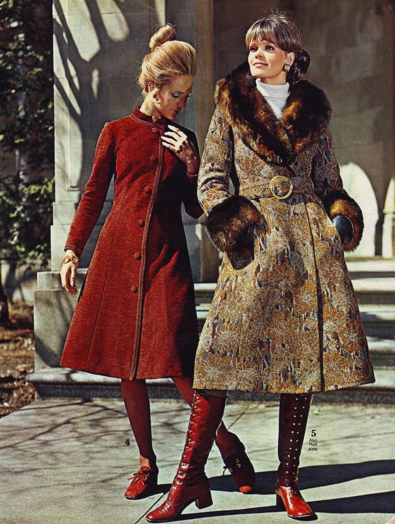 70s Fashion fur Coat