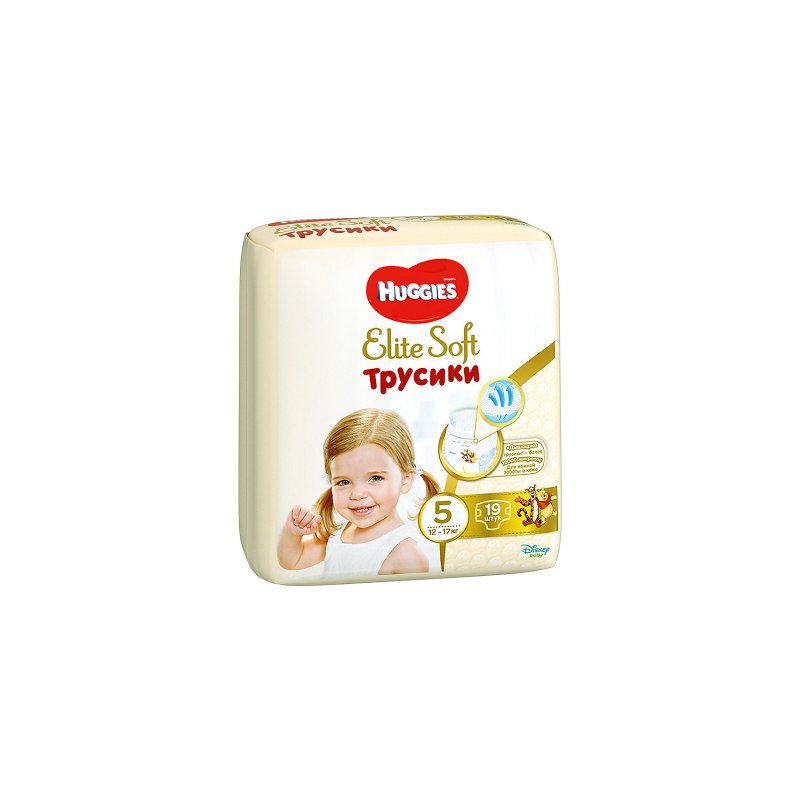 Памперсы Хаггис Элит софт 5 трусики