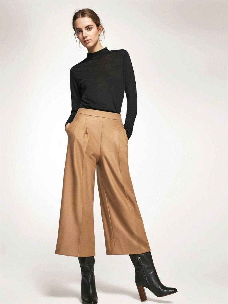 Брюки палаццо massimo Dutti