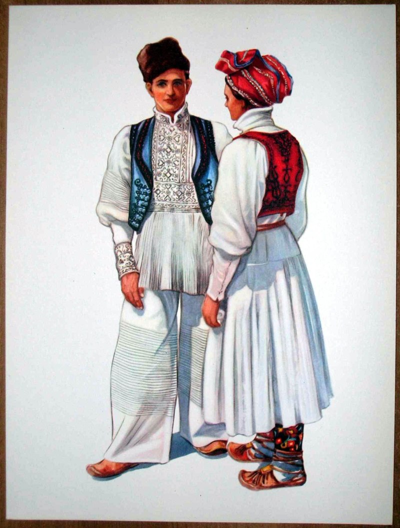 Хорватский женский национальный костюм