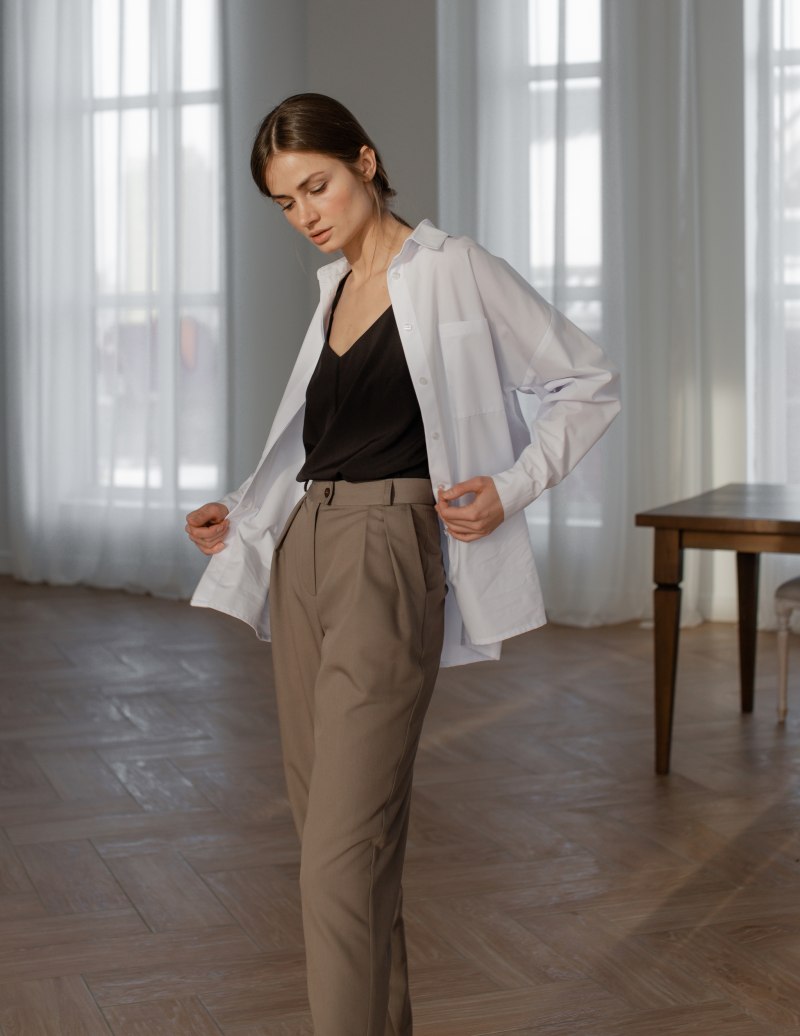 Zara рубашка со спущенной линией плеча