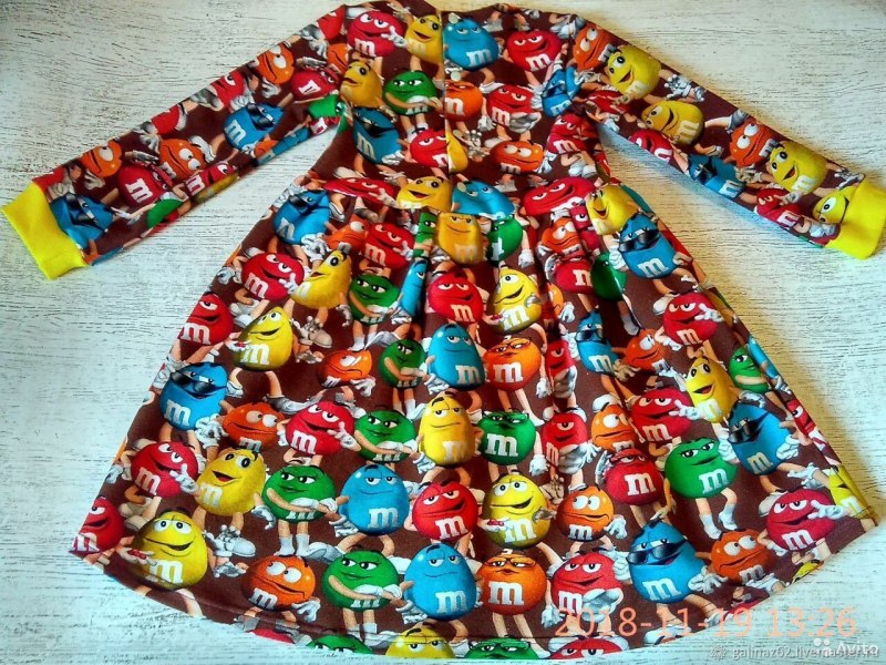 Платье m&m's детское