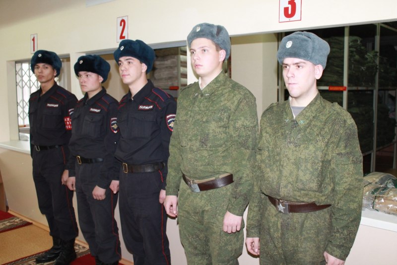 Зимняя форма в армии