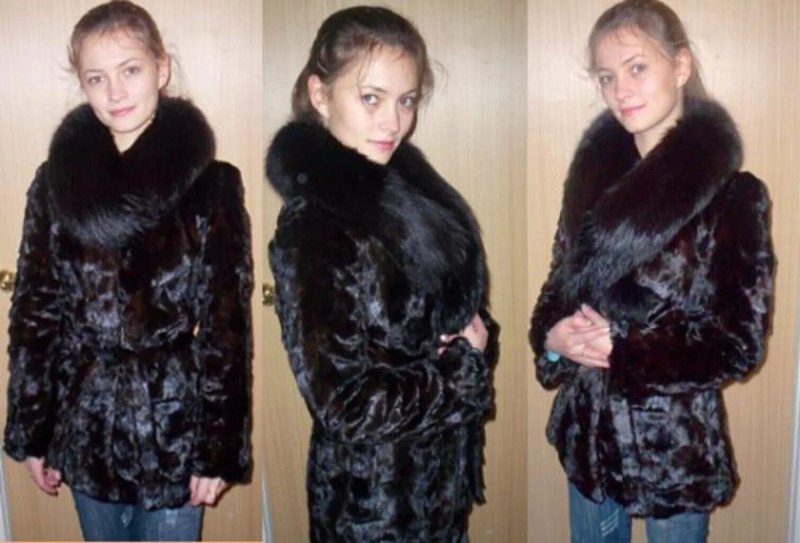 Шуба из Лобиков норки