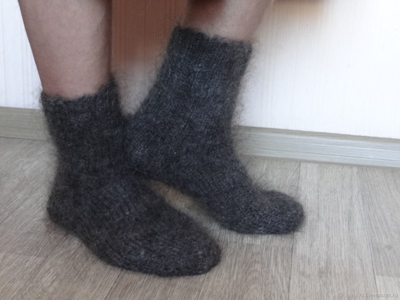 Носки пуховые мужские