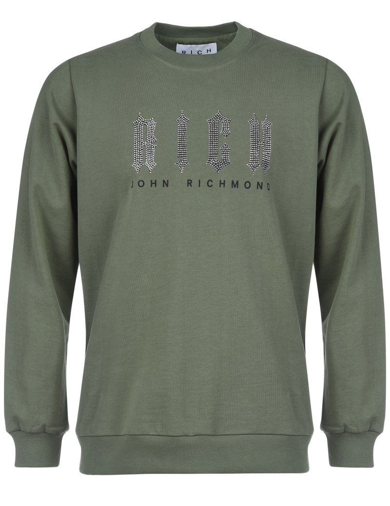 John Richmond водолазка мужская зеленая