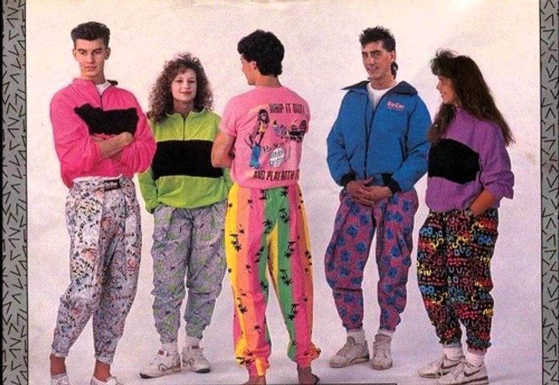 Мода 1980 Америка