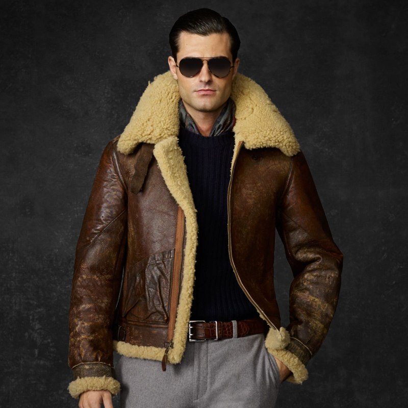 Дубленка Ralph Lauren мужская