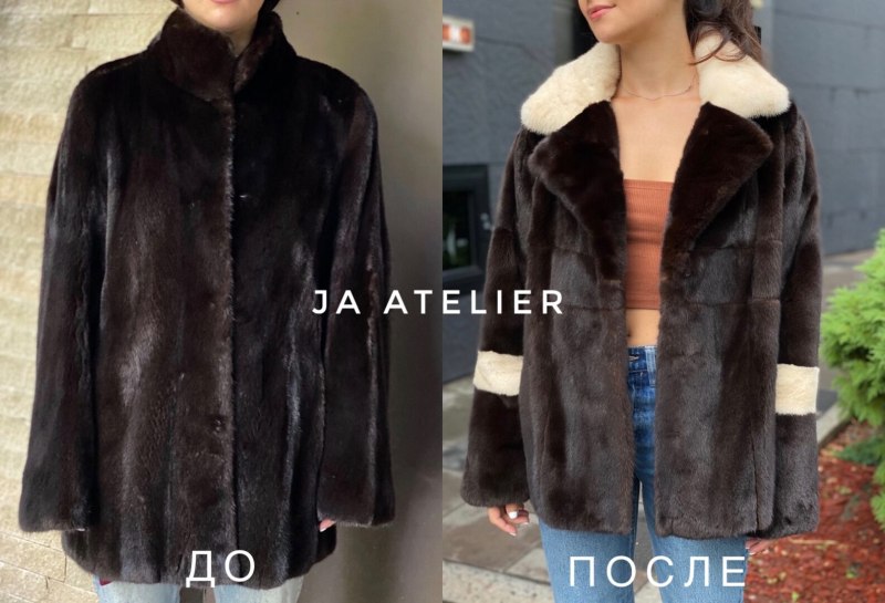 Перешив шубы из норки