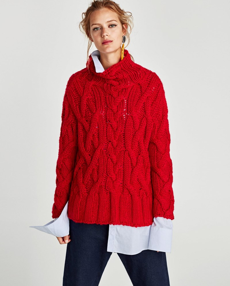 Zara Knit свитер женский