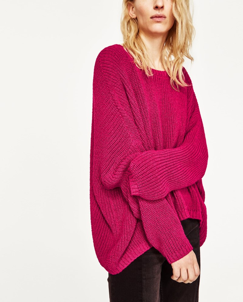 Zara Knit свитер шерсть