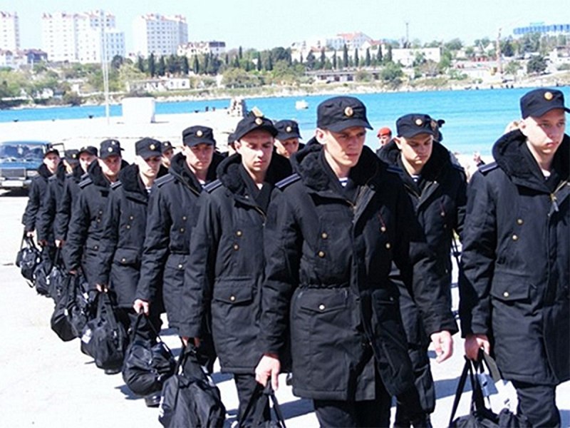 Зимняя форма ВМФ срочники