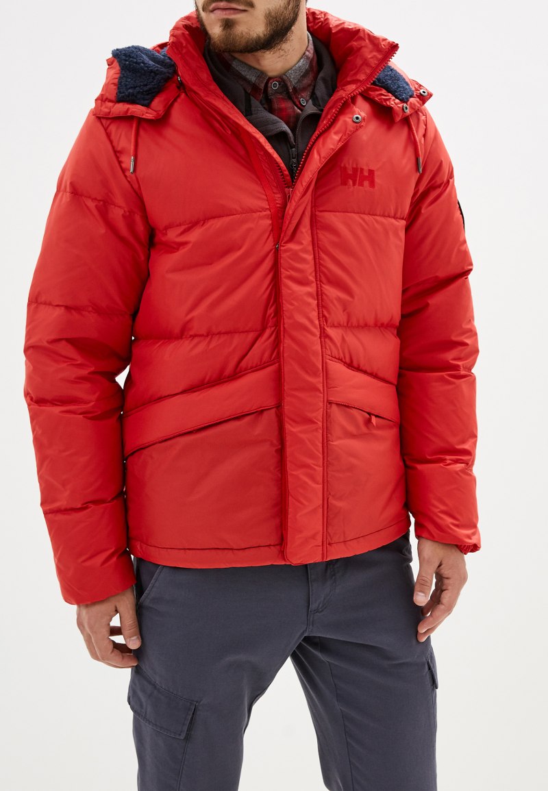 Пуховик Helly Hansen мужской красный