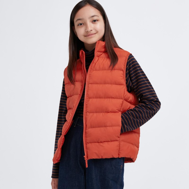 Жилет женский Uniqlo оранжевый