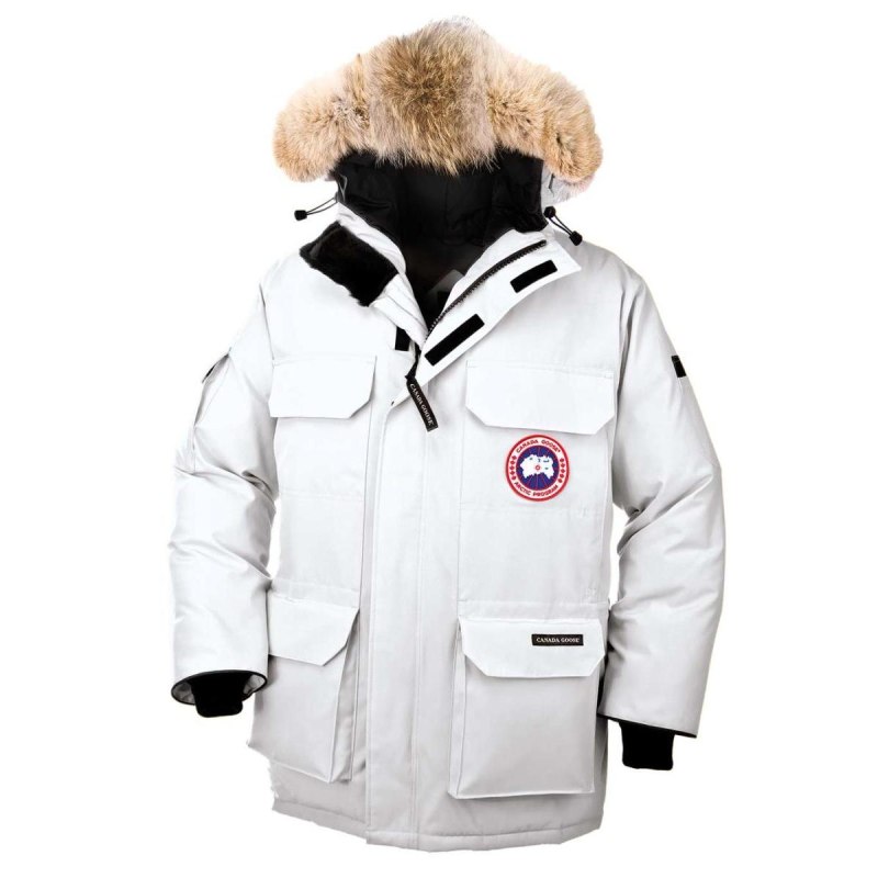 Canada Goose White Expedition Parka
