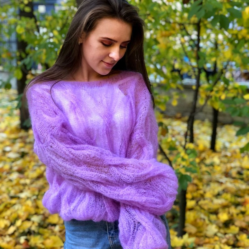 Мохеровый свитер
