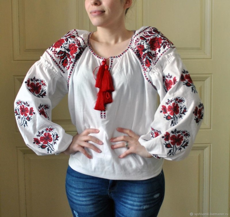 Украинская рубашка женская