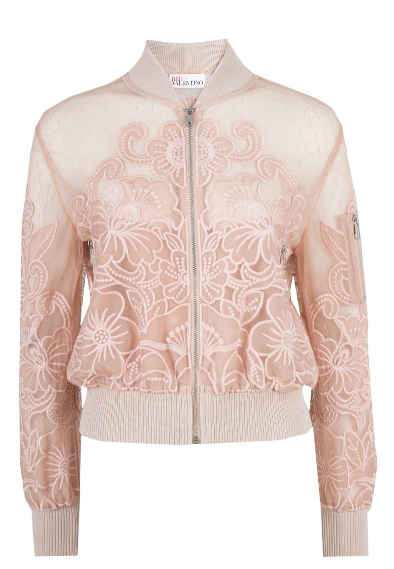 Бомбер из шелка