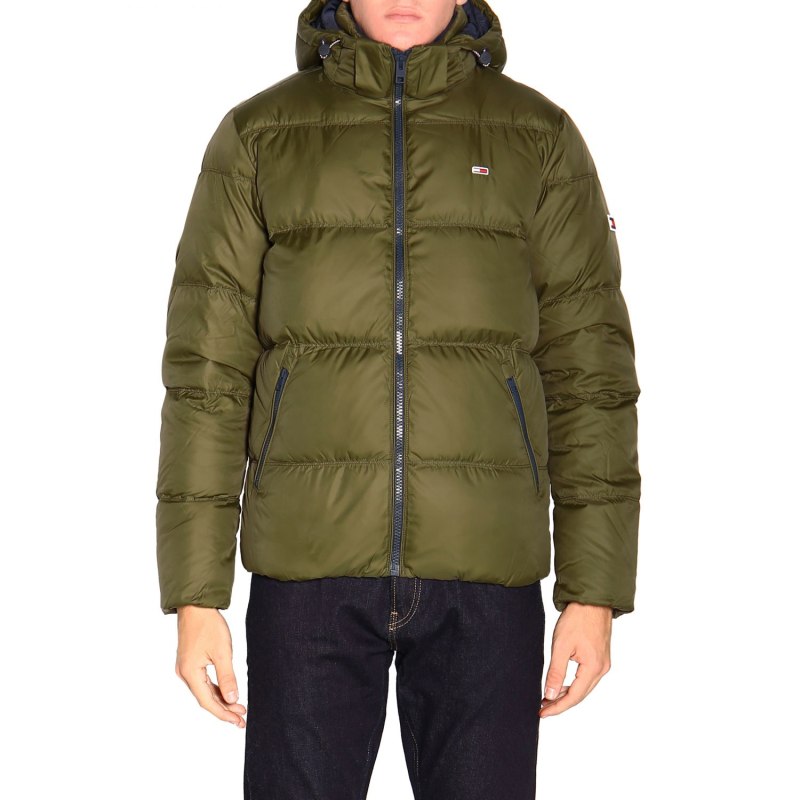 Пуховик Tommy Hilfiger мужской зеленый