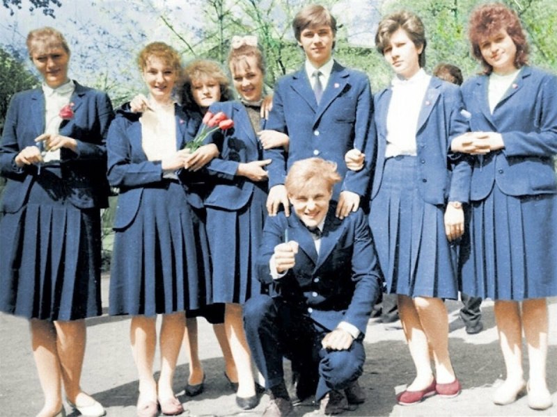 Школьная форма СССР 80-Е годы