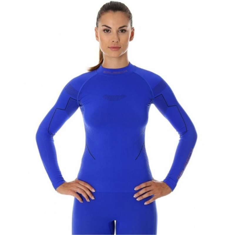 Термобелье (футболка, дл. Рукав) женское Brubeck Wool Merino, черный l