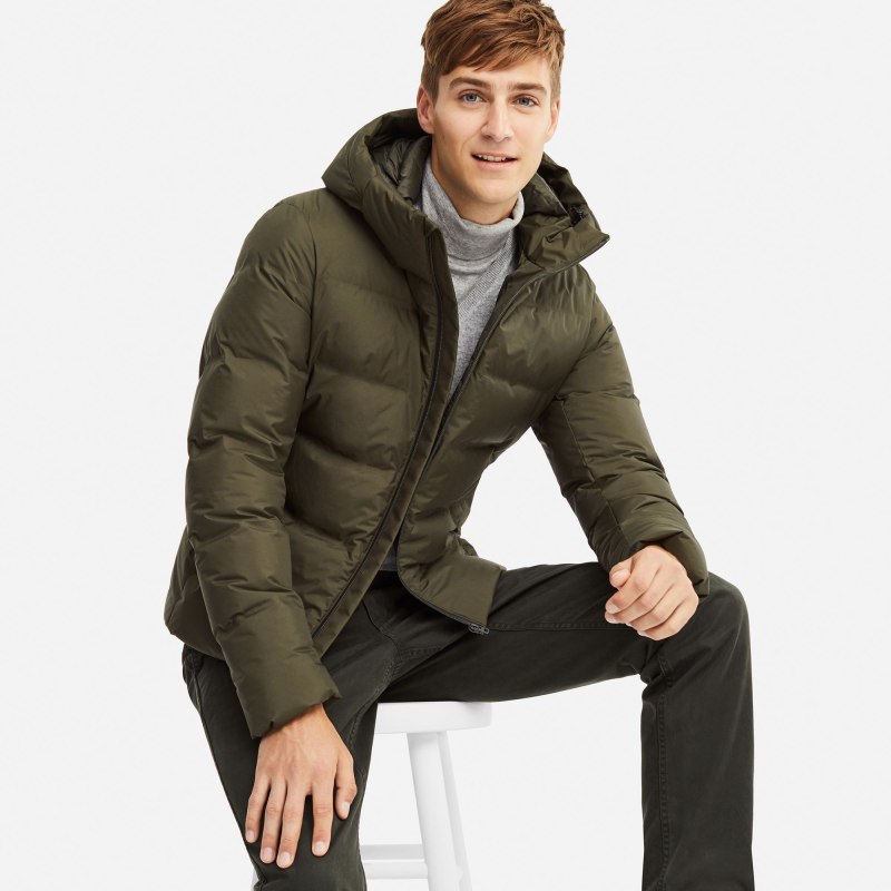 Бесшовный пуховик Uniqlo мужской