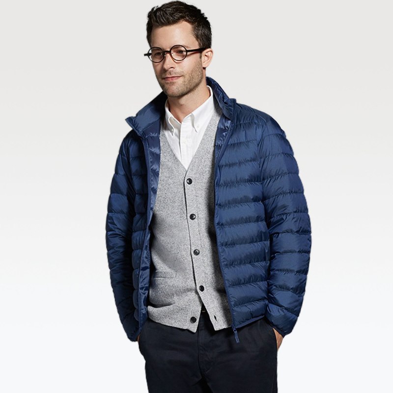 Ultra Light down пуховики мужские Uniqlo