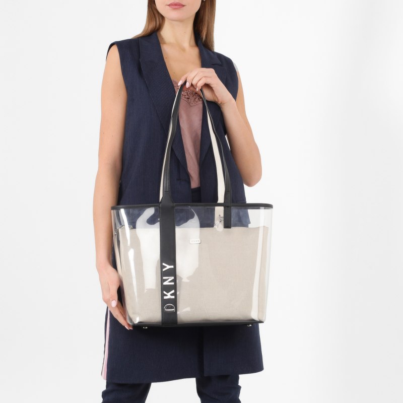 Сумка тоут DKNY черная