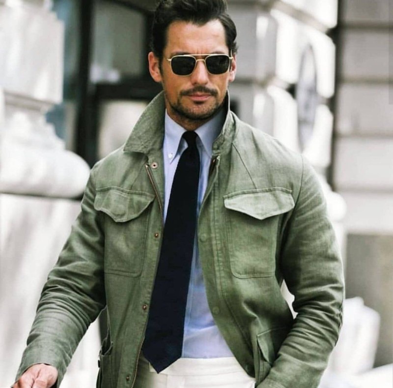 Дэвид Ганди стиль одежды