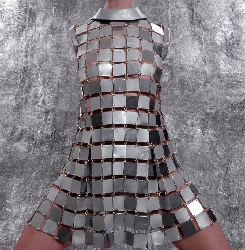 Paco Rabanne платье Кольчуга