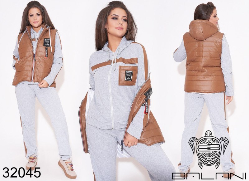 Спортивный костюм 3ка теплый Fashion