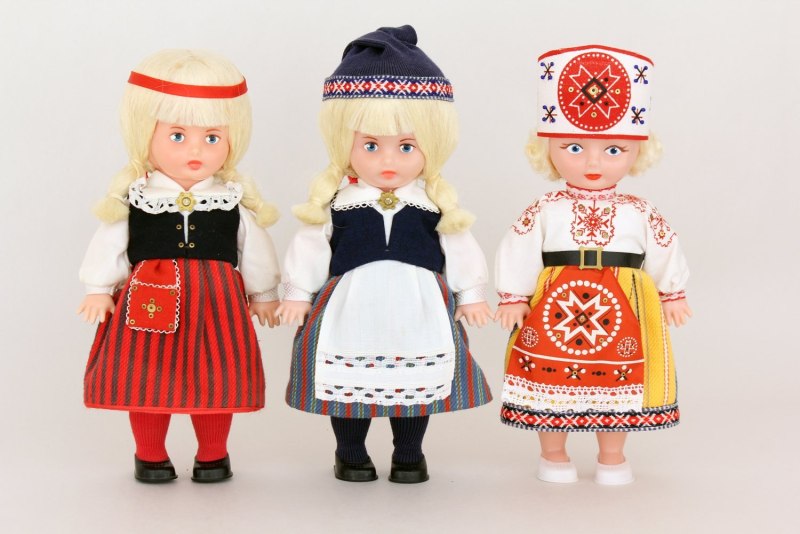 Литовский народный костюм Дзкуии