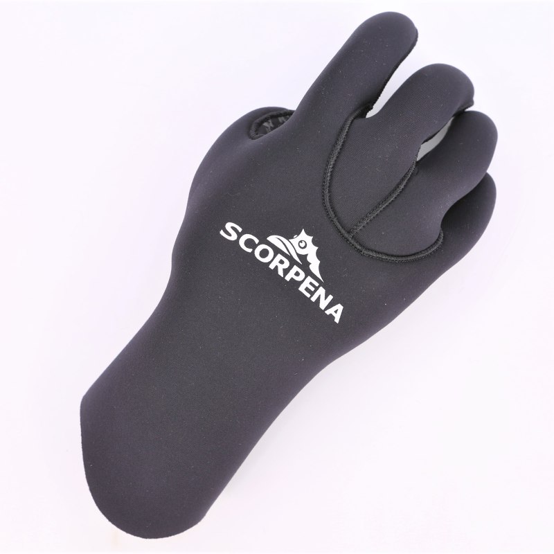 Рукавицы Scorpena d 8мм черные