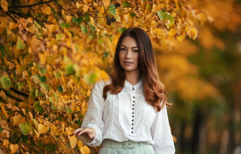 Фотосессия осенью