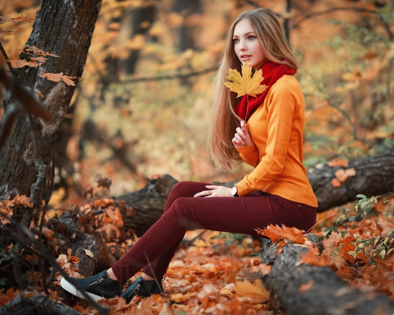 Осенние фотосессии на природе