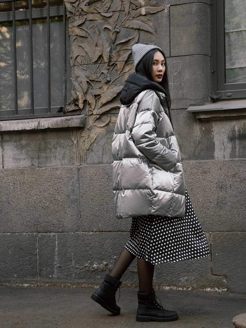 Длинный пуховик оверсайз (зима Elis Outerwear Elis)