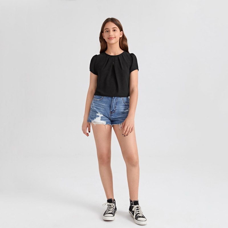 SHEIN teen шорты с вишнями