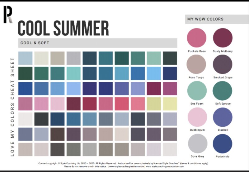 Soft Summer Palette