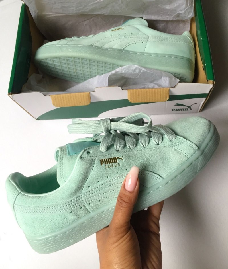 Кеды Puma мятные