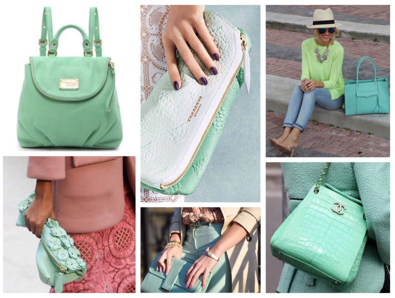 Мятный цвет в одежде